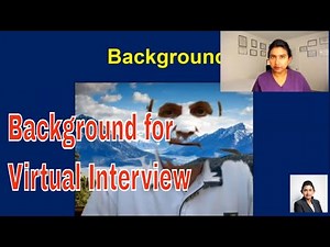 How to Set the Background for Your Virtual Interview