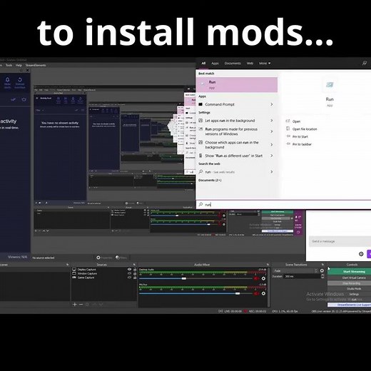 How to install Minecraft fabric + mods #short