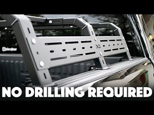 RCI 12" HD Bed Rack Drill Free Install on Ram Rebel