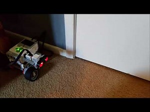 "The LEGO Mindstorms EV3 Door Alarm Using The Ultrasonic Sensor"