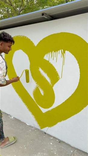 Out side painting video #paint #painting #paint #trending #viral #paintstudio