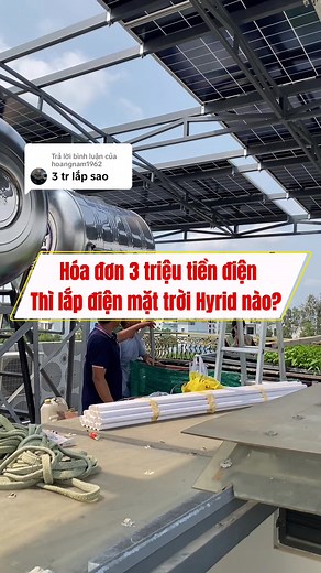 Trả lời @hoangnam1962 Dành cho nhà có hóa đơn 3 triệu #vietnhatenergy #tragopdienmattroi #dienmattroi #fyp #tietkiemdien