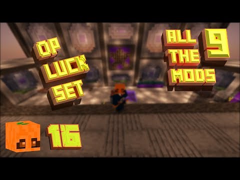 ATM 9! LETS MAKE A LOOTING LUCK SET! BASE TOUR! BEES?! PUBLIC SERVER! || Beta ep.16