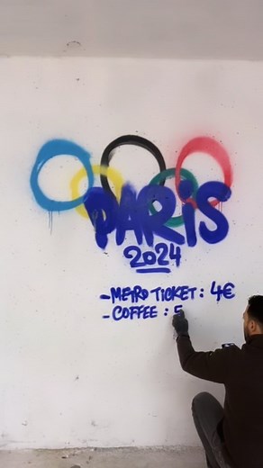 ✨️PARIS 2024 J.O🇨🇵 : -Bonjour madame ca sera un café et un croissant -Ça vous fera 15€ monsieur #frenchartdevivre #paris #jeuxolympiques2024 #streetartist #streetartfrance #graffitiart #urbanart | Combo Culture Kidnapper