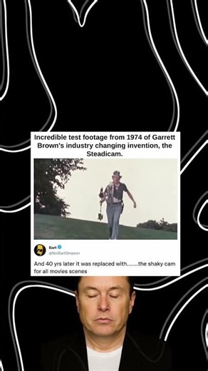 Incredible test footage from 1974 of Garrett Brown’s industry changing invention, the Stedicam