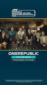 61K views · 169 reactions | A track titled “Singapore” AND a concert at the #SingaporeGP? What more can we ask for  Catch OneRepublic on Friday, 20 September in Zone 4 of the Marina Bay Street Circuit* Tickets start from S$128 for a Friday, Zone 4 Walkabout ticket. Grab them now at singaporegp.sg *Access the Padang Stage with any Friday Formula 1 Singapore Airlines Singapore Grand Prix 2024 ticket @f1 | Singapore Grand Prix | Facebook