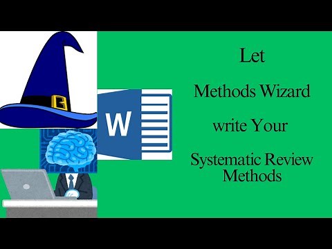 Write Systematic review with Methods Wizard || New tool revealed