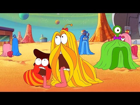 LARVA IN MARS (2024) | Ep 11: Hair style 1 | New Season | Hilarious Cartoons | Videos For Kids