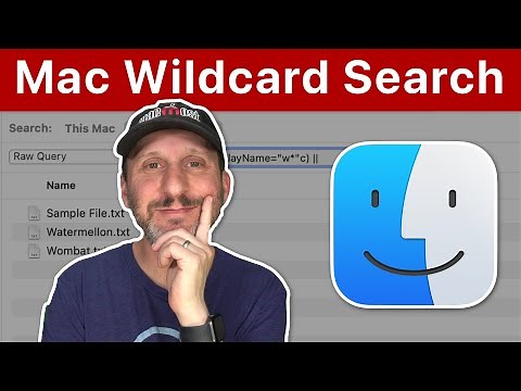 Search Using Wildcards On a Mac