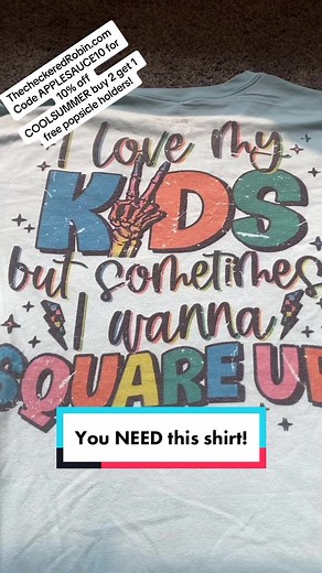 @The Checkered Robin Her website is Thecheckeredrobin.com and she was SO amazing to give us a discount code! APPLESAUCE10 will get them 10% off your order and COOLSUMMER will give them buy 2 get 1 free popsicle holders!!! #smallbuisness #smallbuisnesscheck #supportsmallbusiness #thankyou #thisisamazing #momshirts #amazingshirts #customshirts #sublimationshirt #cuteshirts #cutemomshirts #supportteachers