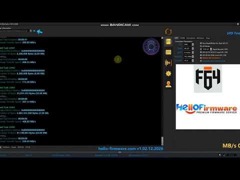 Redmi 14R(flame) ISP Connection Flash64 V2.1 Socket Speed 400MB/s 