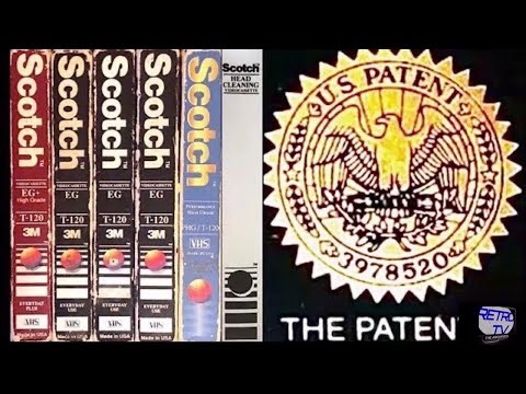 Scotch 3M Videocassette VHS: The Patent 1987