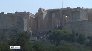 4K views · 56 reactions | A heatwave continues to sweep across parts of Europe, with Greek authorities forced to close the Acropolis. There is a warning that the Italian islands of Sicily and Sardinia could reach 48C - potentially the hottest temperatures ever recorded on the continent. | More: https://rte.ie/b/1394508 | RTÉ News | Facebook