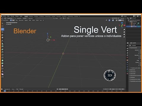 Agregar el add-on single vert en blender