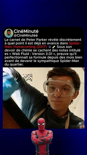 Le Carnet de Peter Cache un Détail Génial 🕷️🧪 | Spider-Man: Homecoming (2017)