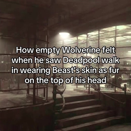 Deadpool wearing Beast fur coat comic scene explained