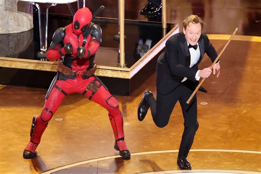 Yes, that was 'Deadpool & Wolverine' character Dancepool at the Oscars