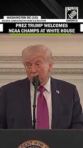 US Prez Trump Hosts NCAA Champions at WV, praises college sports tradition and character building