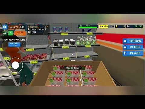 Supermarket Simulator Gameplay | First Store Management Experience