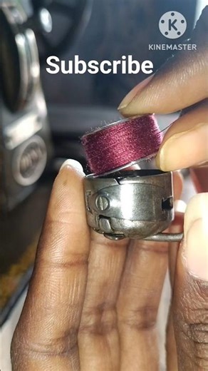 How to load bobbin for normal machine #sewing #shorts #tricks