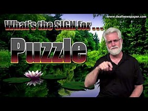 ASL: Sign for PUZZLE #3
