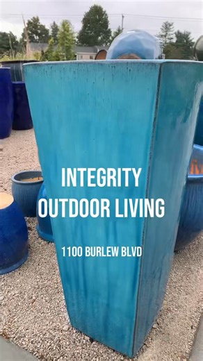 These decorative outdoor pots are everything you need! We have so many colors and styles to choose from! Come check them out! | The Christmas Store at Integrity