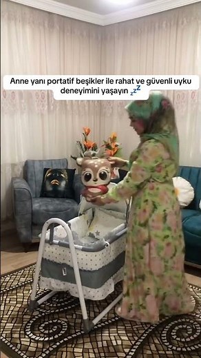 Güvenli ve Rahat Bebek Uykusu 🌿 Anne Yanı Portatif Beşik Anlatımı