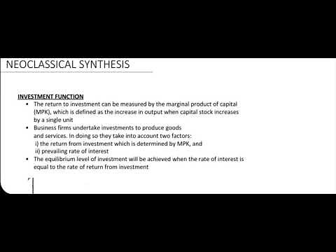 MEC 002- Neoclassical Synthesis | Macroeconomics Analysis