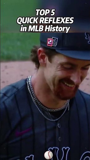 Top 5 Quick Reflexes in MLB History #mlb #fyp #baseball #top5 #sports