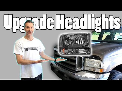 Ford Superduty Headlight Upgrade - DWVO Headlight Assembly
