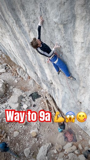 New highpoint in the Project - 9a 💪. Patience pays Off! #climbing #9a #rockclimbing #training