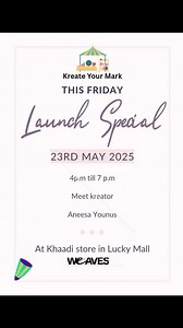 Special invite!!!! To, my Queens, How are you all? I hope you're doing well and shining bright. This is a little note from my heart — a special invite just for you. I’ve lovingly crafted something beautiful, something soulful… just for you. Soon, I’ll be revealing it all in a video — and I would be honoured to have your support. You’re all warmly invited — and I can’t wait to share this moment with you. With love, Aneesa Younus | U&I by Aneesa Unus | Facebook