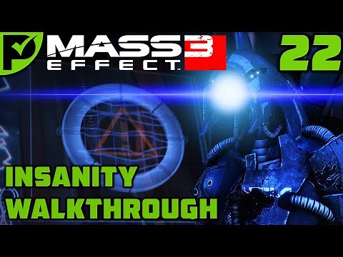 Geth Fighter Squadrons Sabotage - Mass Effect 3 Insanity Walkthrough Ep. 22 [Legendary Edition]
