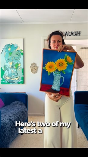 Amanda Sowersby on Instagram: "Here’s my new whips Art for sale Bright n fun Looking good…"