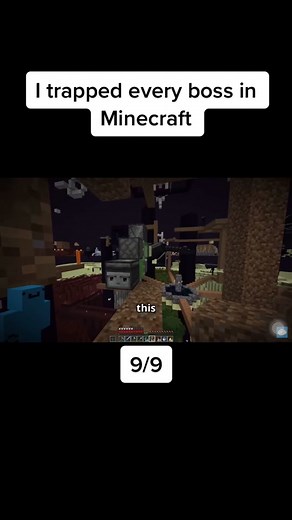 Trapping Every Boss in Minecraft - Hardcore World Challenge