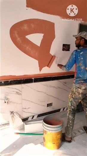 Asian paint Royal shine colour paint apply bedroom colour combination #shorts #viral #painting #art