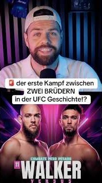 Two brothers fighting each other in the UFC? #mma #ufc #combatsports