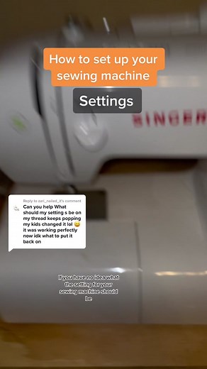 Replying to @zari_nailed_it What the correct settings for your sewing machine should be, keep in mind all machines are different so it does vary. However these are pretty standard for any basic sewing. When it comes to the type of fabric you use those settings will vary! #sewing #sewingtiktok #howtosew #beginnersewing #sewingforbeginners #sewingtok #sewingtips