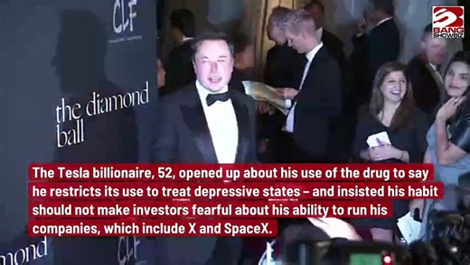 Elon Musk Admits Using Ketamine, Insists He Only Takes 'once in a while'.