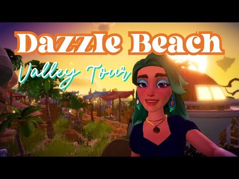 NEW ARIEL BUNDLE & DAZZLE BEACH TOUR | Eric's Village | Disney Dreamlight Valley