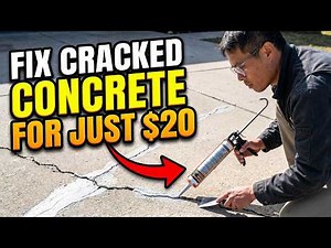 Fix Concrete Cracks for $20 and Save $5,000!