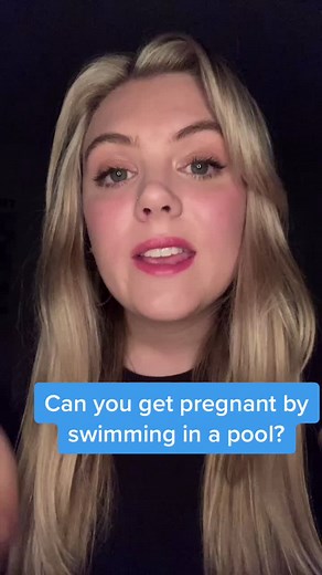 CAN YOU GET PREGNANT BY SWIMMING IN A POOL💦 (info from Planned Parenthood) #fyp #foryou #tips #facts #myths