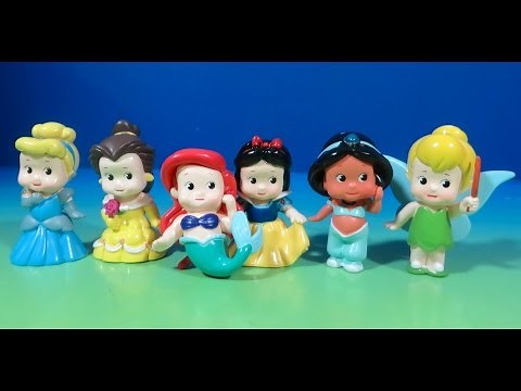 New Disney Princess Figurine Collection Magiclip Dolls