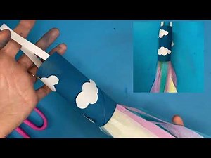 DIY Rainbow Windsock for Kids