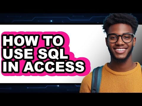 How to Use Sql in Access (only Way)