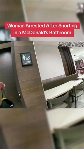 Woman Arrested After Snorting in a McDonald’s Bathroom#creatorsearchinsights #cops #karma