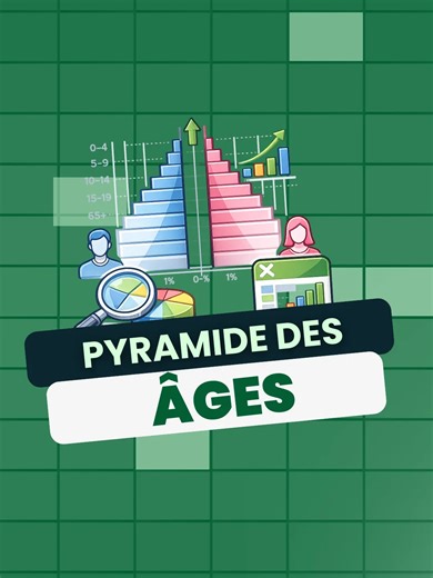 Tu veux créer une pyramide des âges dynamique dans Excel comme un pro ? Voici le tuto étape par étape pour y arriver sans prise de tête 💡 Je te montre comment structurer tes données, utiliser un TCD, et transformer tout ça en graphique clair et lisible, avec une astuce simple pour afficher les valeurs en positif 📊 Commente