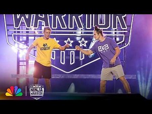 Youtuber Stunts With a BACKFLIP Mid Race | American Ninja Warrior | NBC