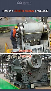 2.6K views | At ZENITH factory, every crusher machine goes through...