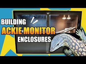 Building Two Ackie Monitor Enclosures! | Animal Plastics Enclosures